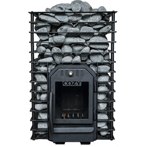 Cozy Heat Quattro Thru-Wall Sauna Stove Wood Burning Sauna Stove