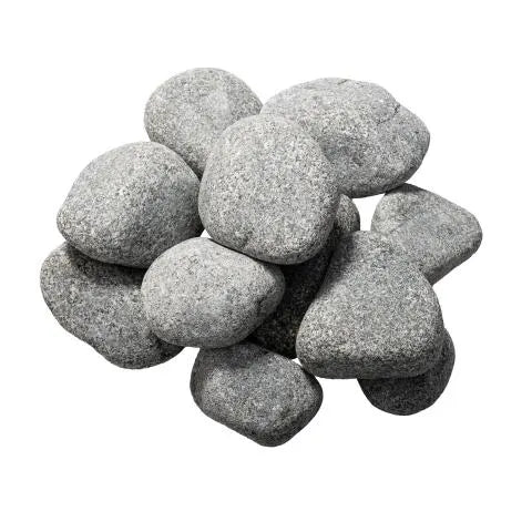 Saunum Sauna Heater Stones, Rounded Olivine, 5-10cm, 33lbs Stones 5-10