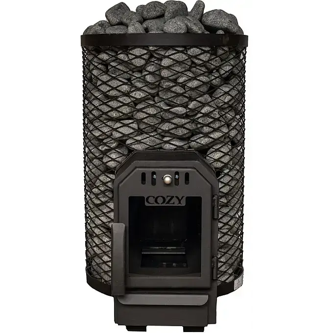 Cozy Heat O Thru-Wall Sauna Stove Wood Burning Sauna Stove